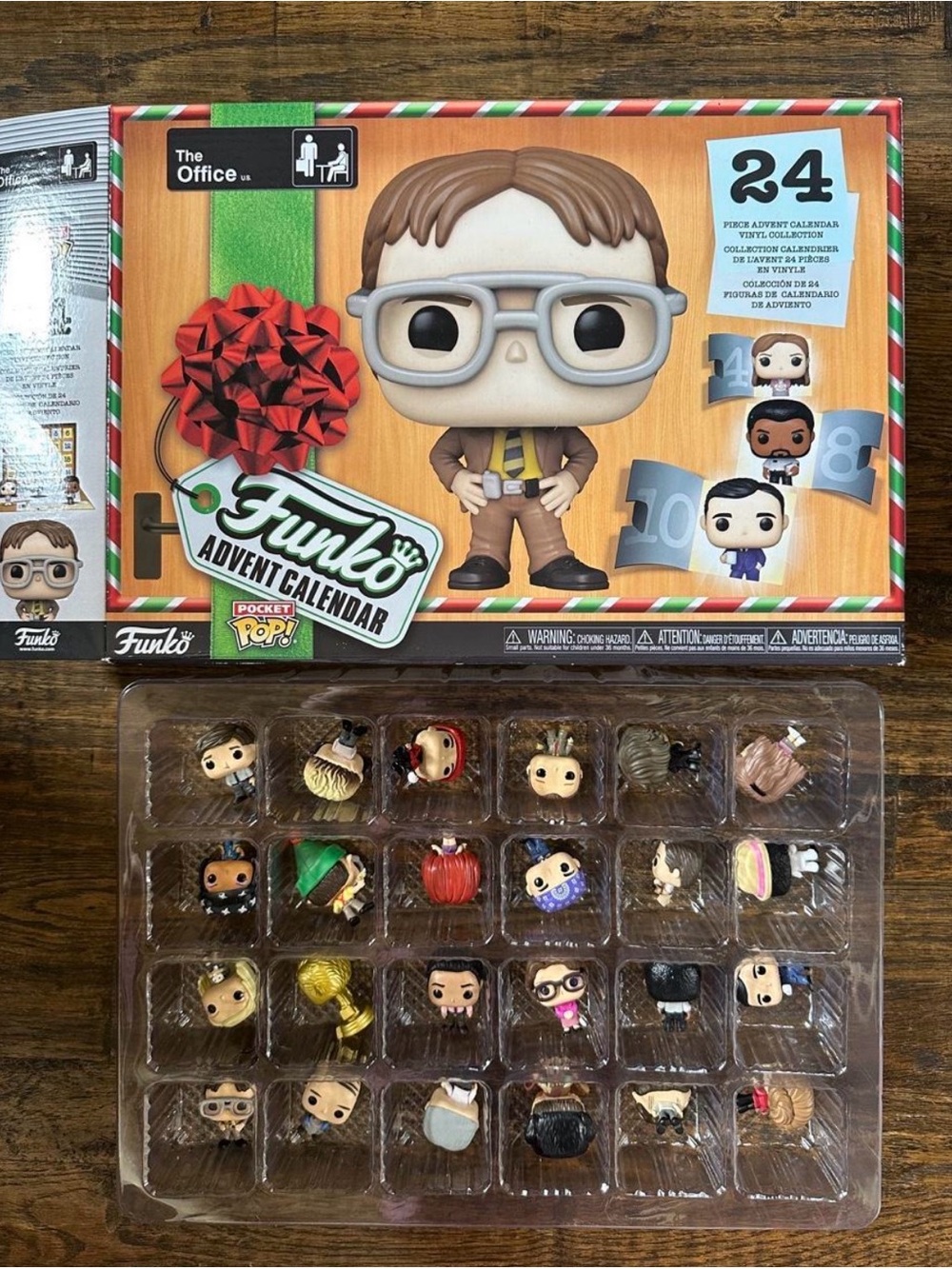 Funko The Office Pocket Pop! 24-Day Advent Calendar Vinyl Figures Christmas